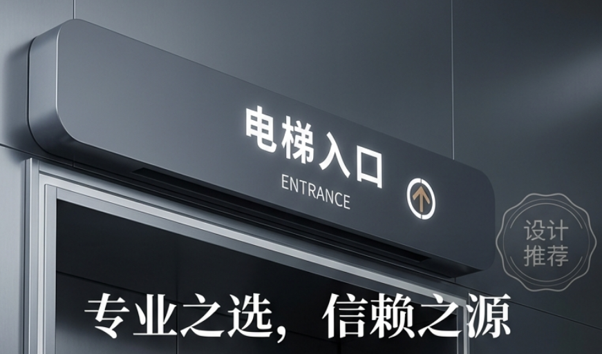 广州天河区超甲级写字楼电梯智能指示牌制作安装工程